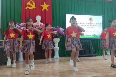 LIÊN ĐỘI TRƯỜNG TIỂU HỌC HÀNH THỊNH TỔ CHỨC ĐẠI HỘI CHÁU NGOAN BÁC HỒ.