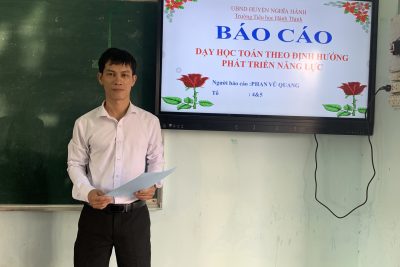SINH HOẠT CHUYÊN MÔN XOAY QUANH DẠY HỌC TOÁN THEO ĐỊNH HƯỚNG PHÁT TRIỂN NĂNG LỰC  2022 – 2023