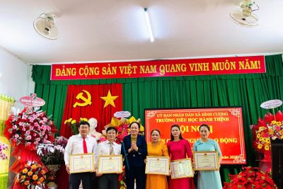 TRƯỜNG TIỂU HỌC HÀNH THỊNH TỔ CHỨC THÀNH CÔNG BUỔI HỘI NGHỊ VIÊN CHỨC, NGƯỜI LAO ĐỘNG NĂM HỌC 2025 – 2026