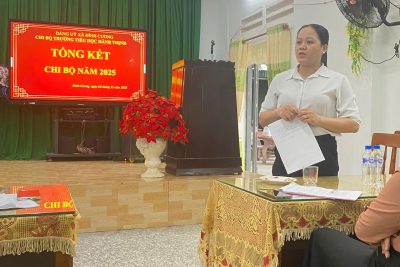 Lễ Tổng Kết Công Tác Đảng Viên Chi Bộ Trường Tiểu học Hành Thịnh Năm 2025